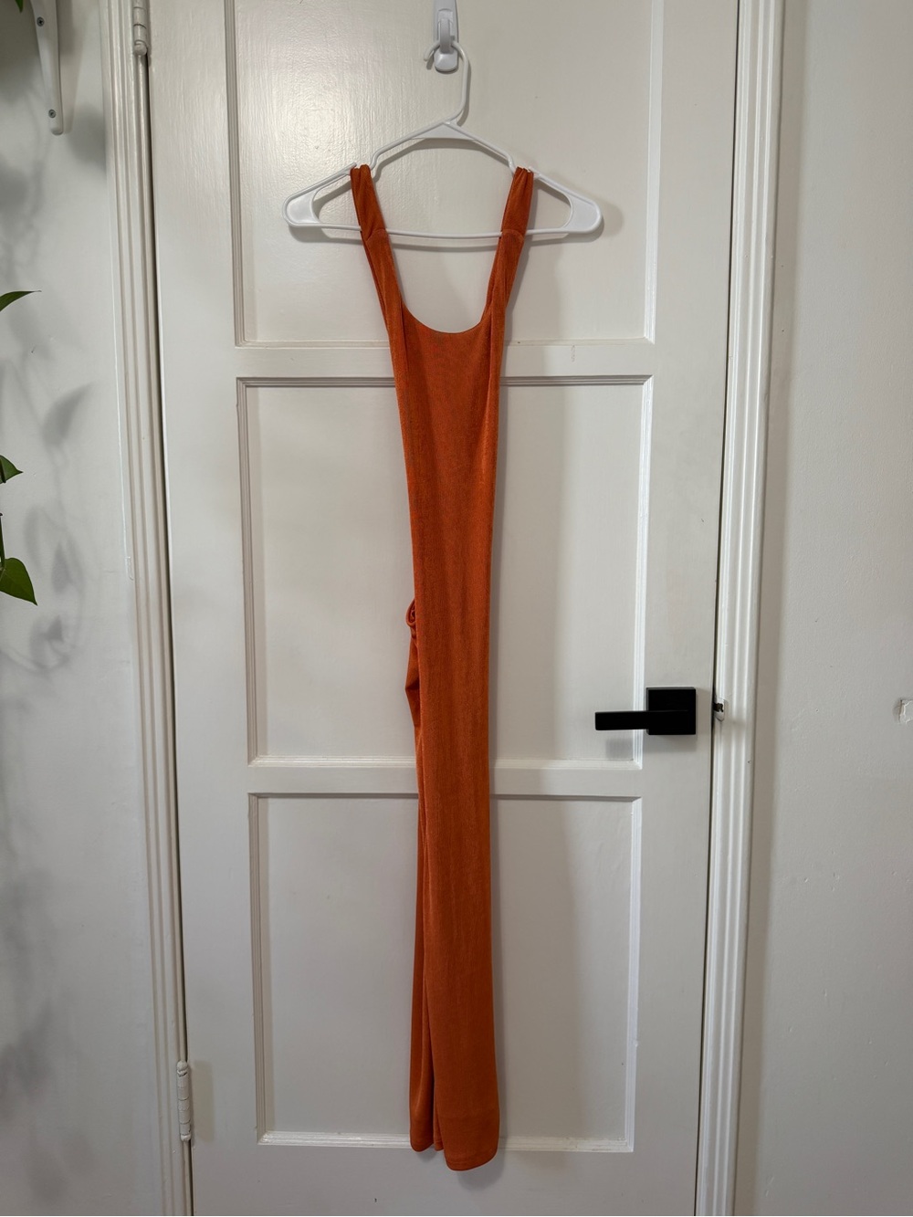 Backless Maxi Dress in Burnt Orange